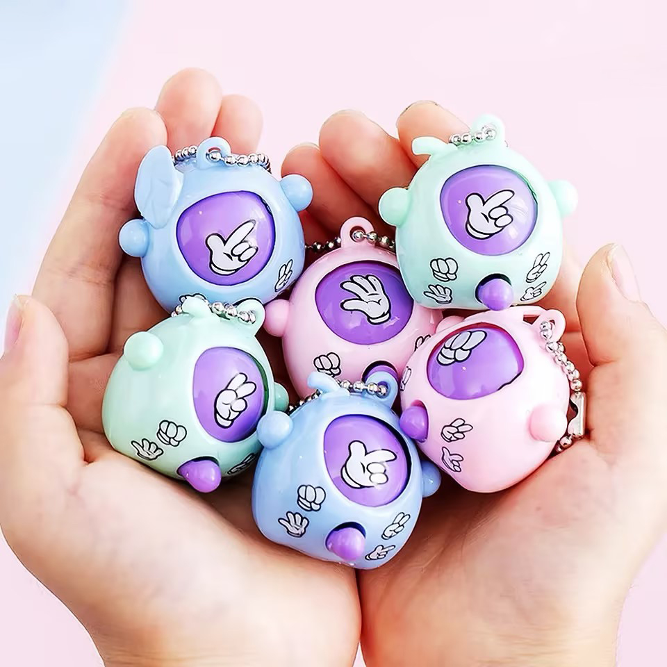 Baby Products You Need - 1/5/10 pçs mini pop rock-papel-tesoura chaveiro