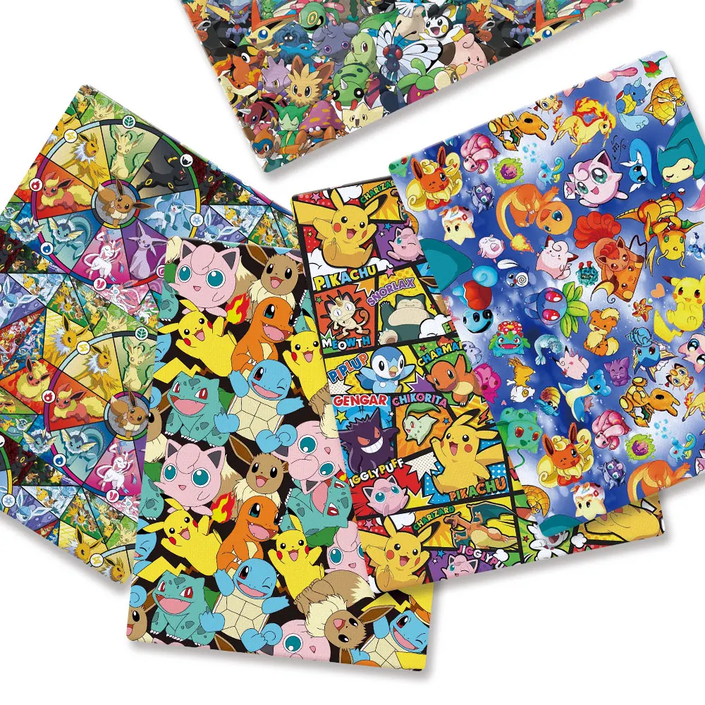 Baby Products Japan - Pokémon Cartoon tecido impresso para crianças,