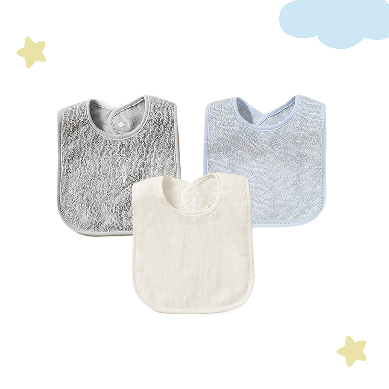 Baby Products Kit - 4 unidades/3 unidades babadores de alimentação