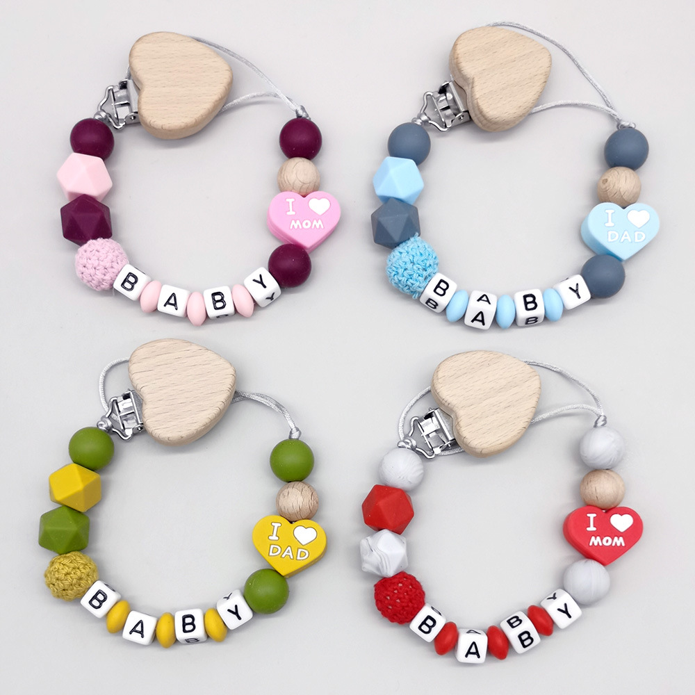 Baby Products For Gift - Nome personalizado personalizável bebê mordedor chupeta