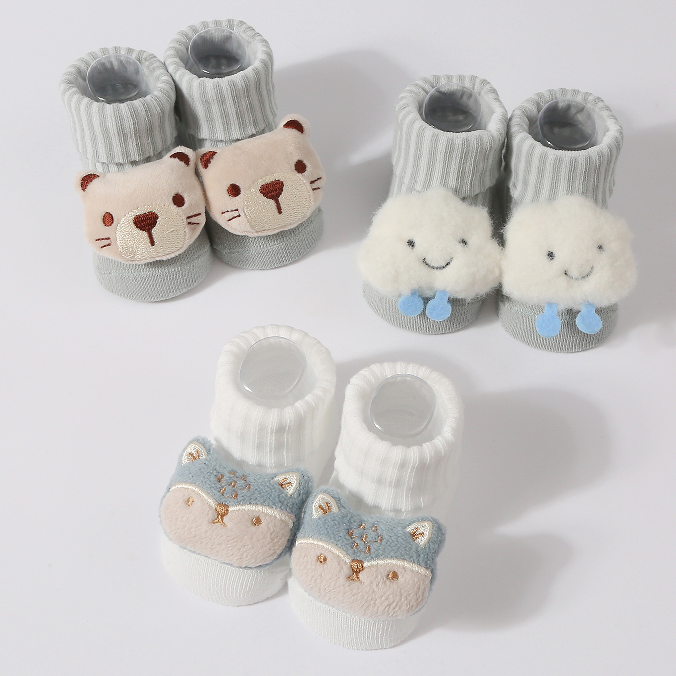 3 pares/set meias do bebê meni - Baby Products Website avaliação e preço