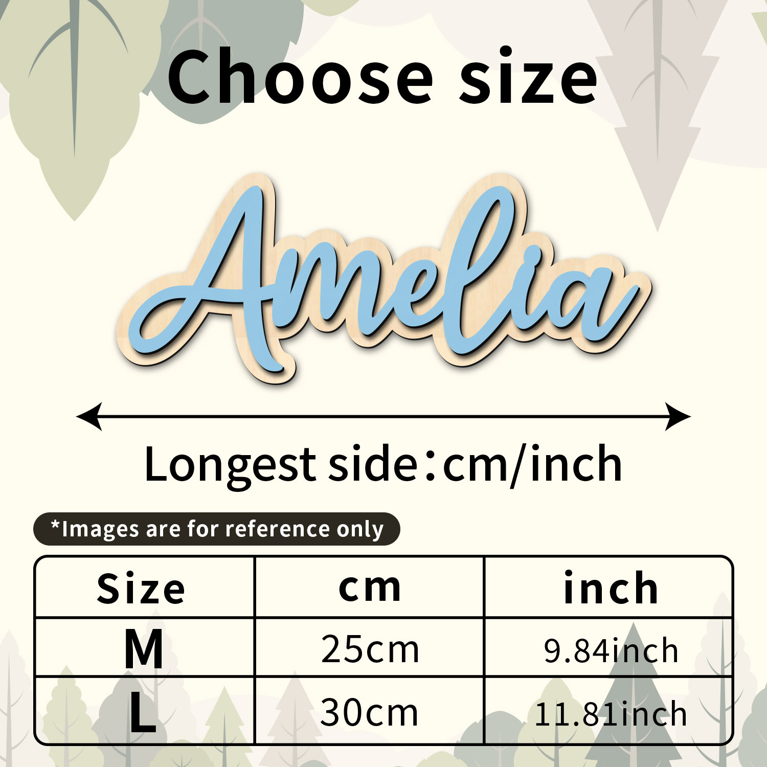 Placa Decorativa de Nome em Ma - Baby Products Decoration avaliação e preço